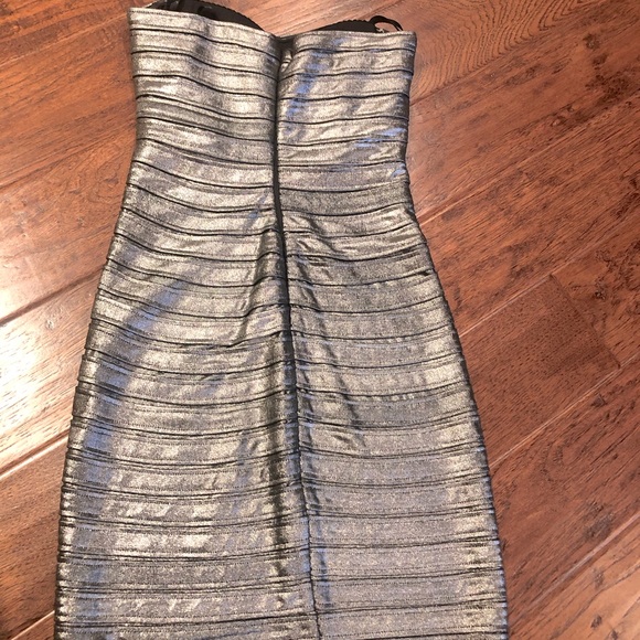 BCBG Maxazria Metallic Dress - Picture 2 of 3
